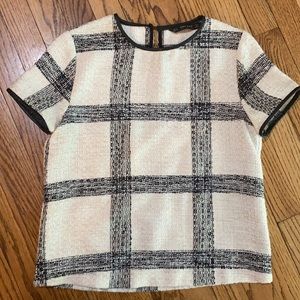 Zara Tweed Top